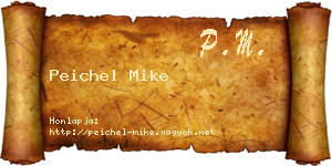 Peichel Mike névjegykártya